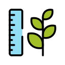 Plant 'Mature Size' label logo